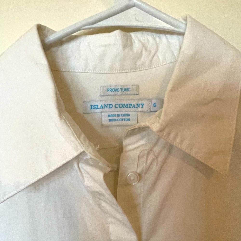 Island Company tunic / dress in white